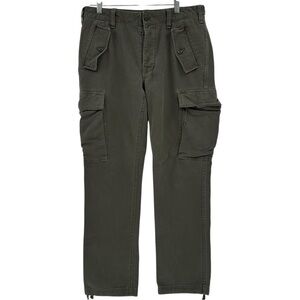 Polo Ralph Lauren Military Surplus Green Cargo Pants Mens Size 32x30